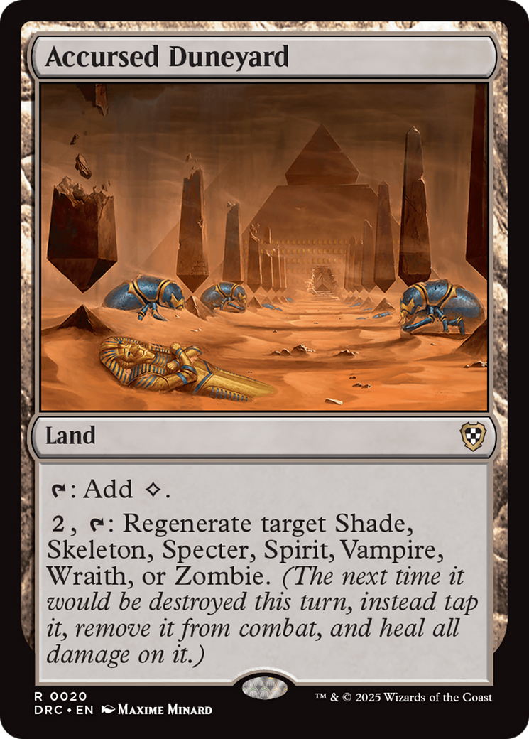 Accursed Duneyard Card Image