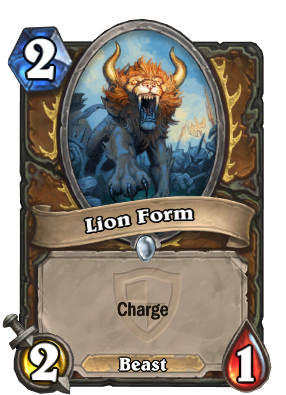 Lion Form Card Image