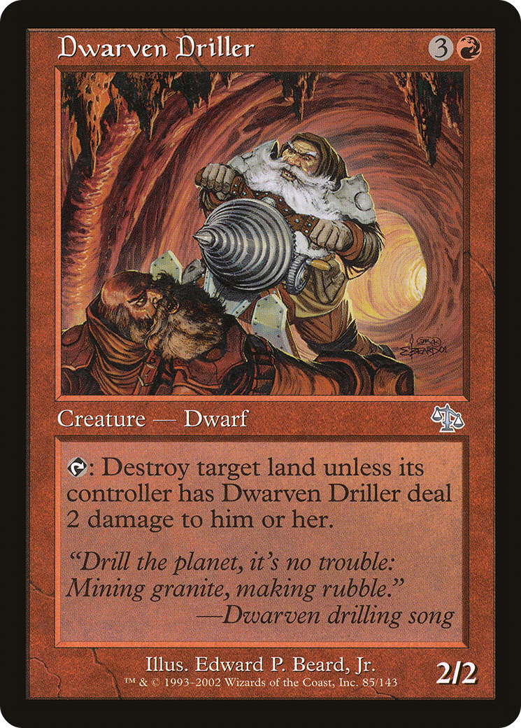 Dwarven Driller Card Image