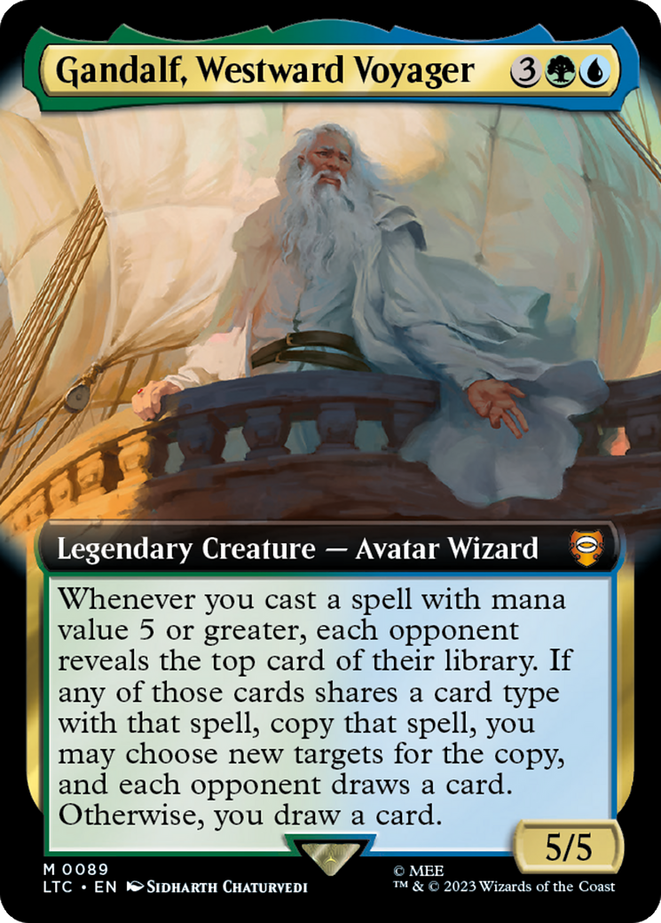 Gandalf, Westward Voyager Card Image