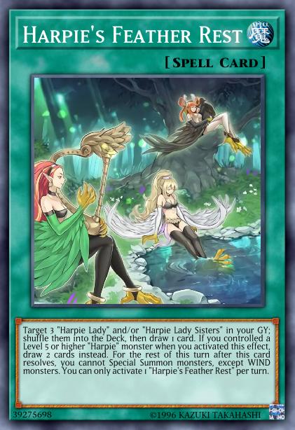 Harpie's Feather Rest Card Image