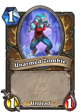 Unarmed Zombie Card Image