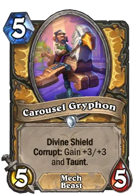 Carousel Gryphon Card Image