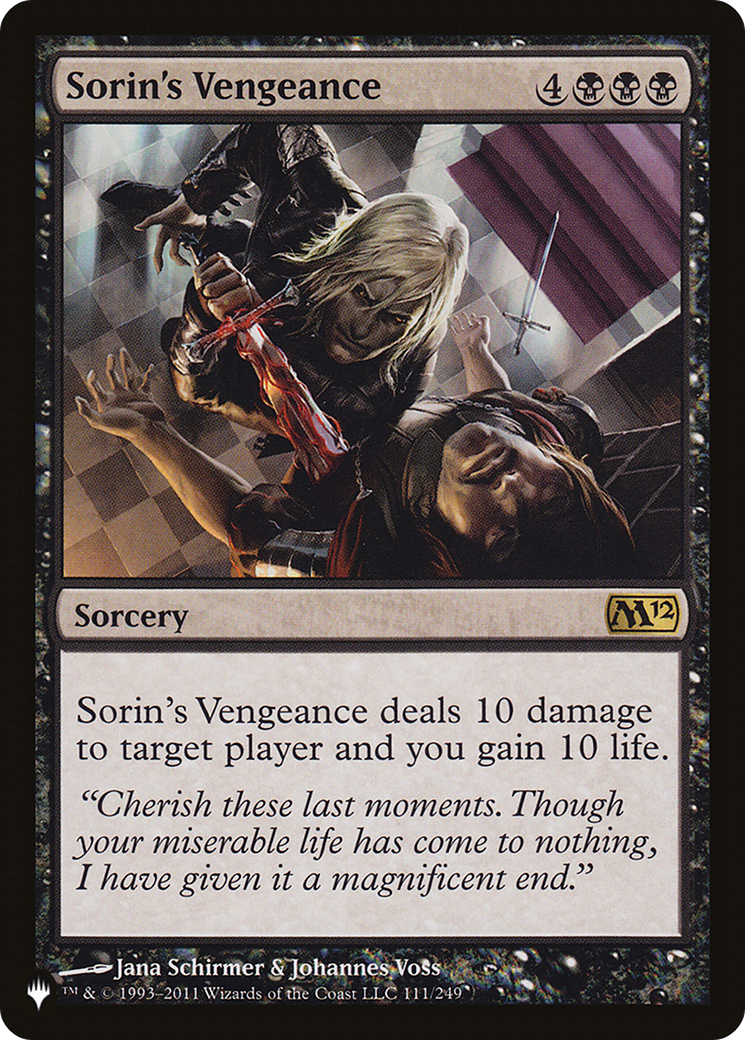 Sorin's Vengeance Card Image