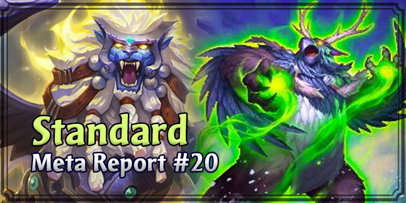 Standard Meta Report #20 - Top Hearthstone Decks January 19, 2020 - January 26, 2020
