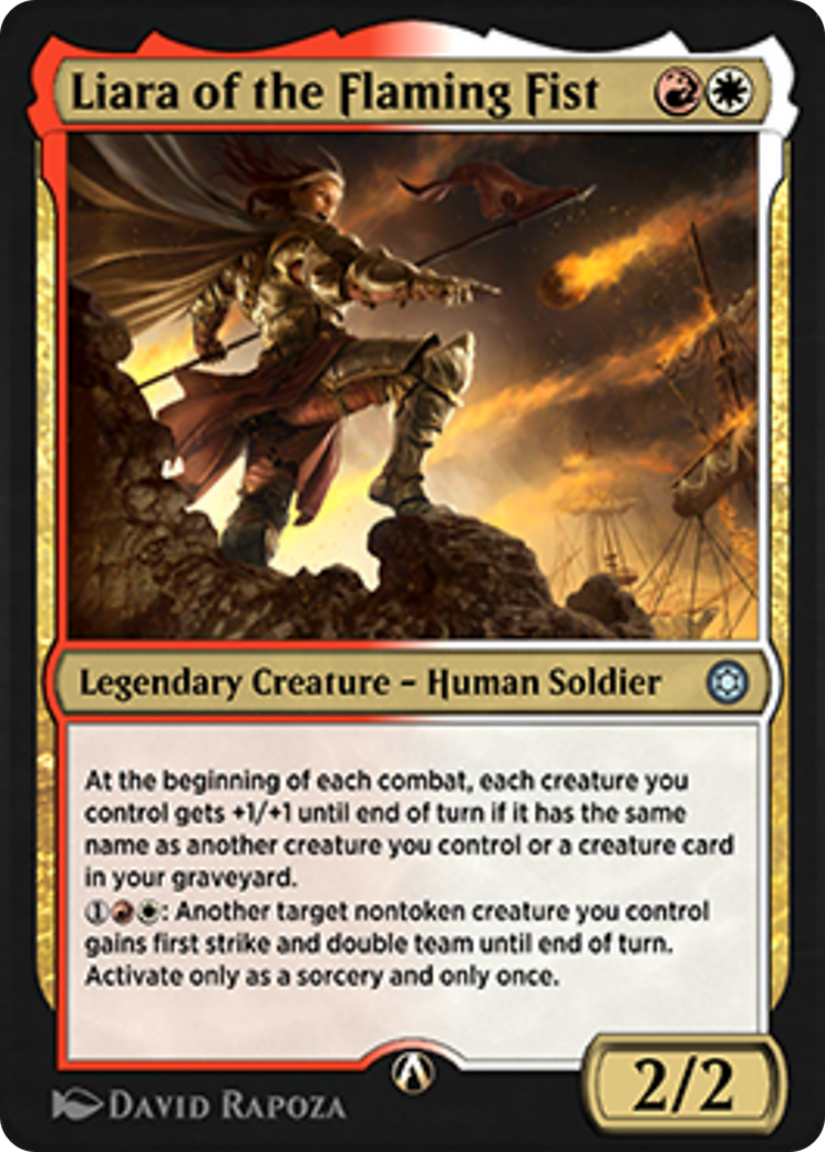 Liara of the Flaming Fist Card Image