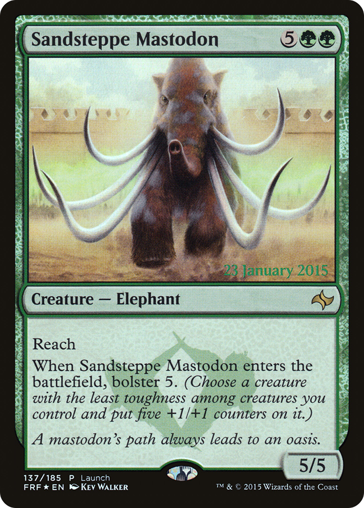 Sandsteppe Mastodon Card Image