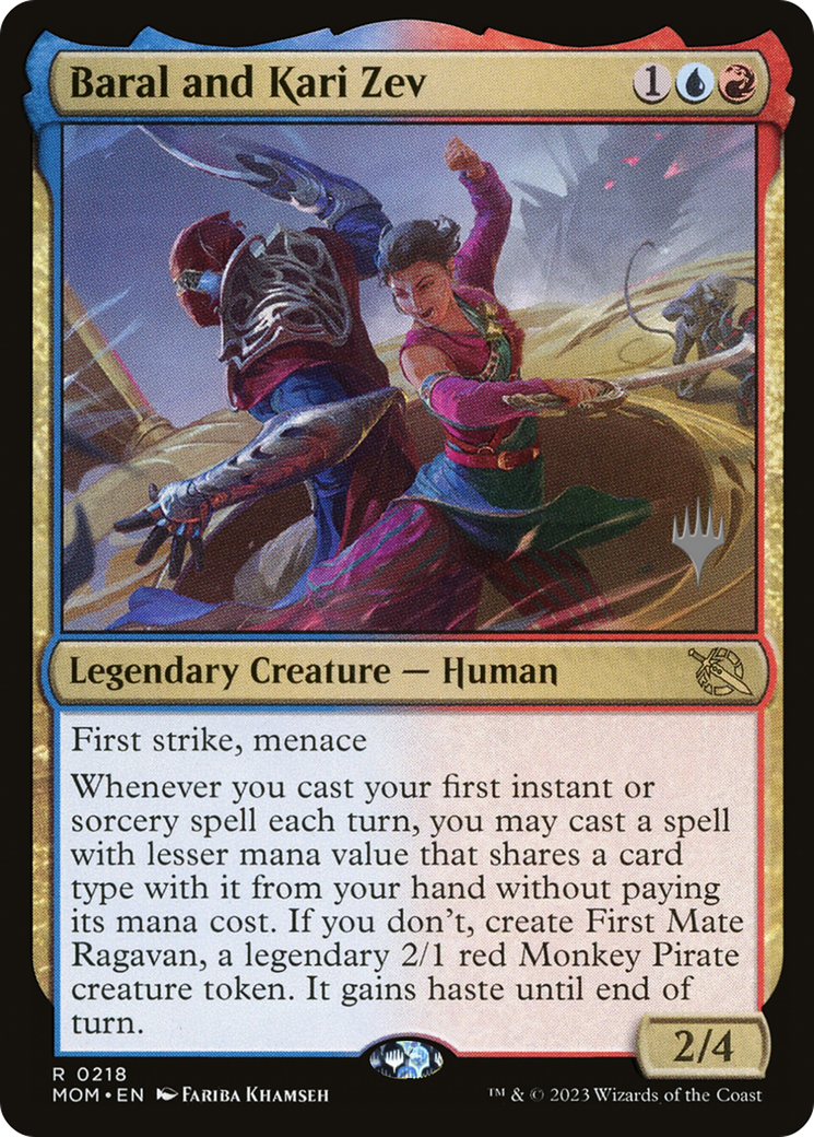 Baral and Kari Zev Card Image