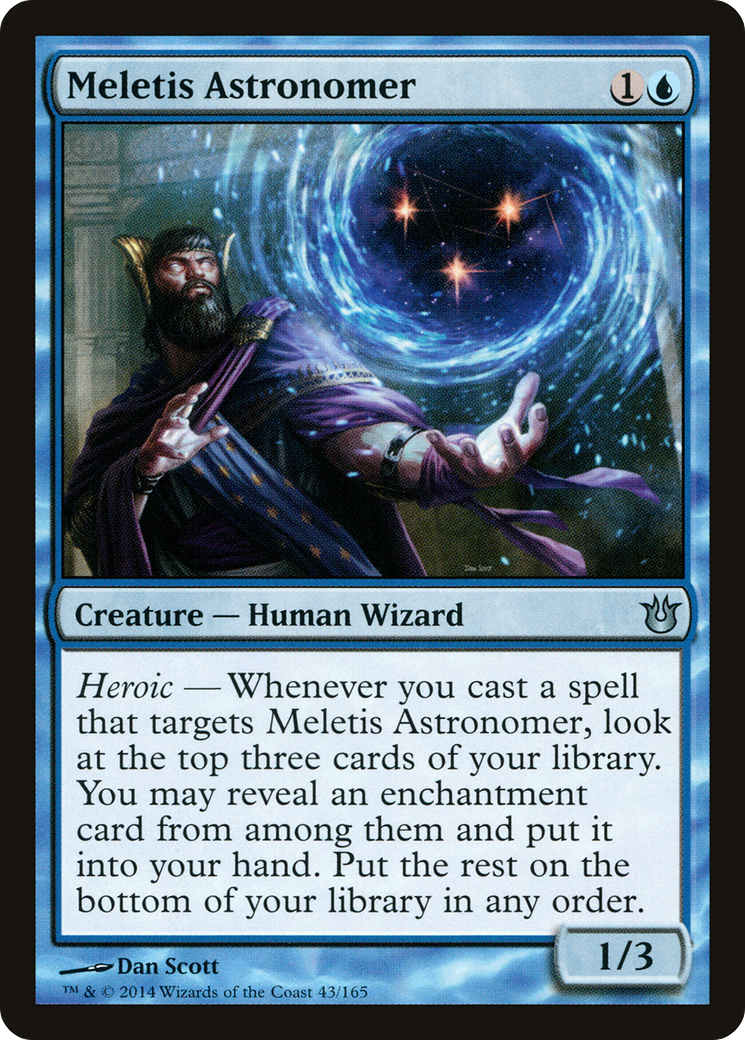 Meletis Astronomer Card Image