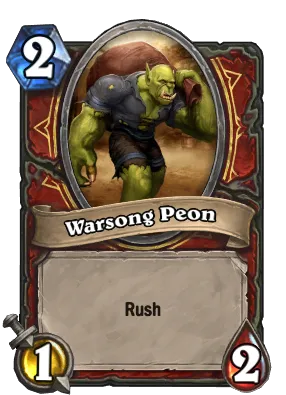 Warsong Peon Card Image