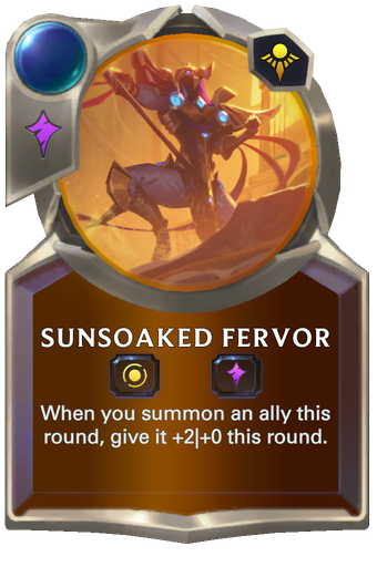 Sunsoaked Fervor Card Image