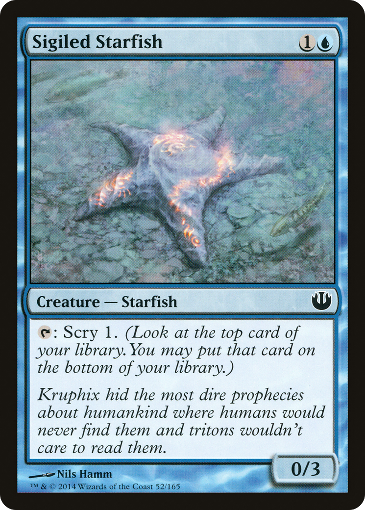 Sigiled Starfish Card Image