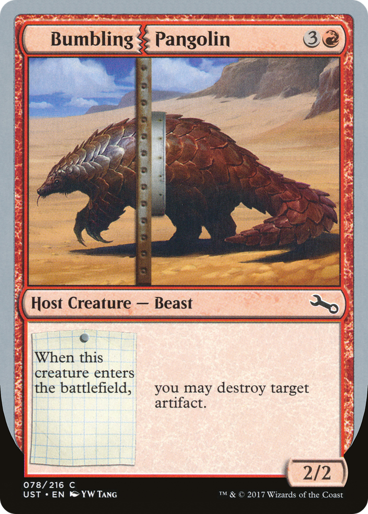 Bumbling Pangolin Card Image