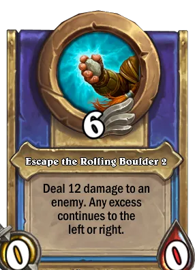 Escape the Rolling Boulder 2 Card Image