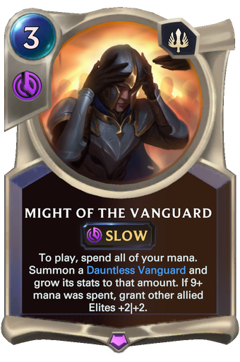 Might of the Vanguard Card Image