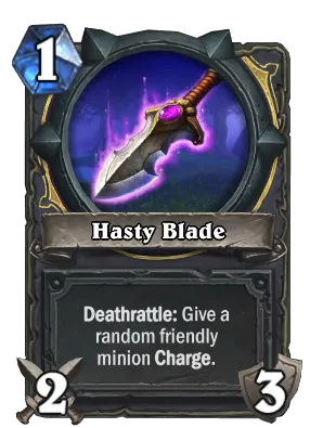 Hasty Blade Card Image