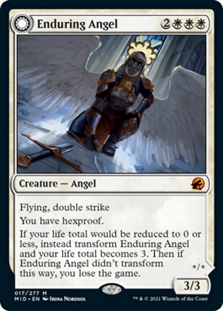 Enduring Angel // Angelic Enforcer Card Image