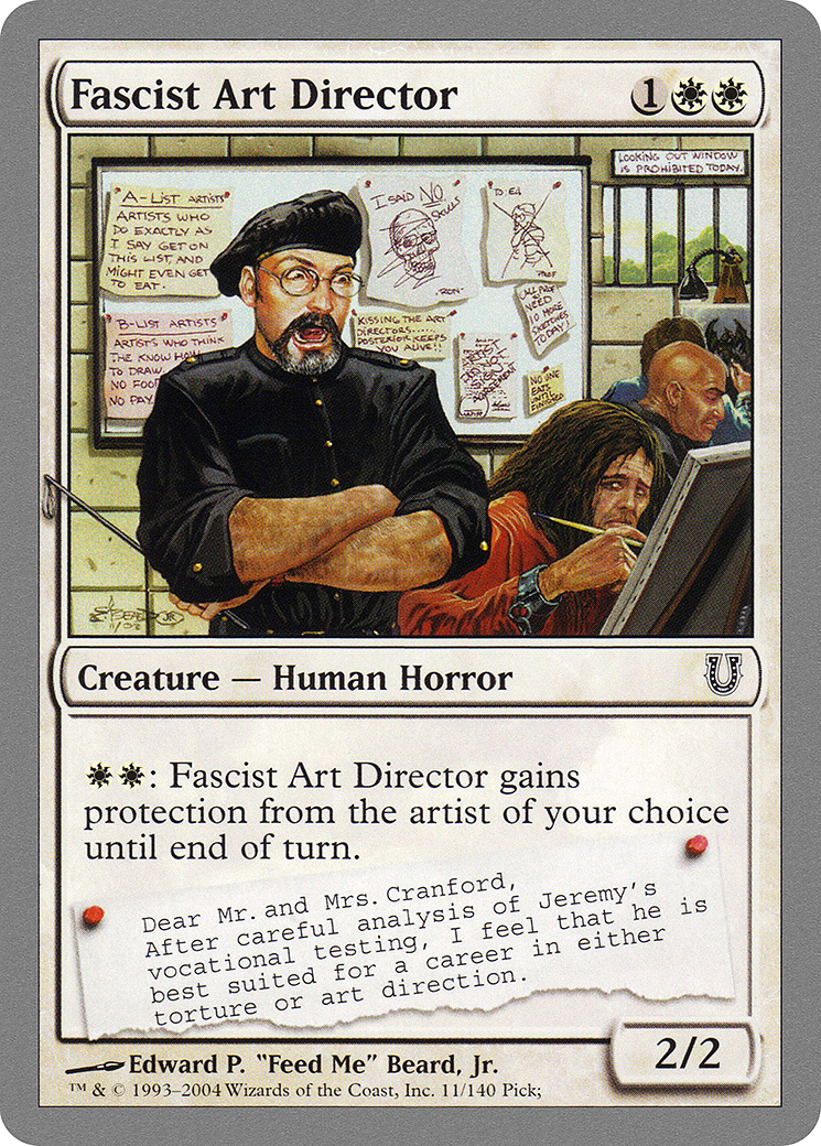 Fascist Art Director Card Image