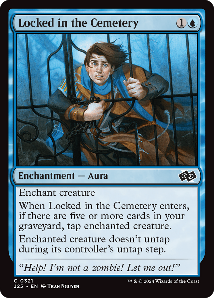 Locked in the Cemetery Card Image