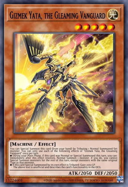 Gizmek Yata, the Gleaming Vanguard Card Image