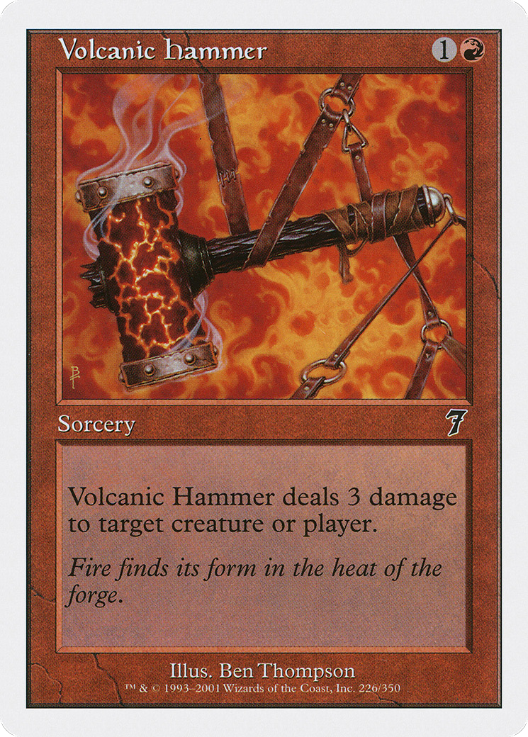 Volcanic Hammer Card Image