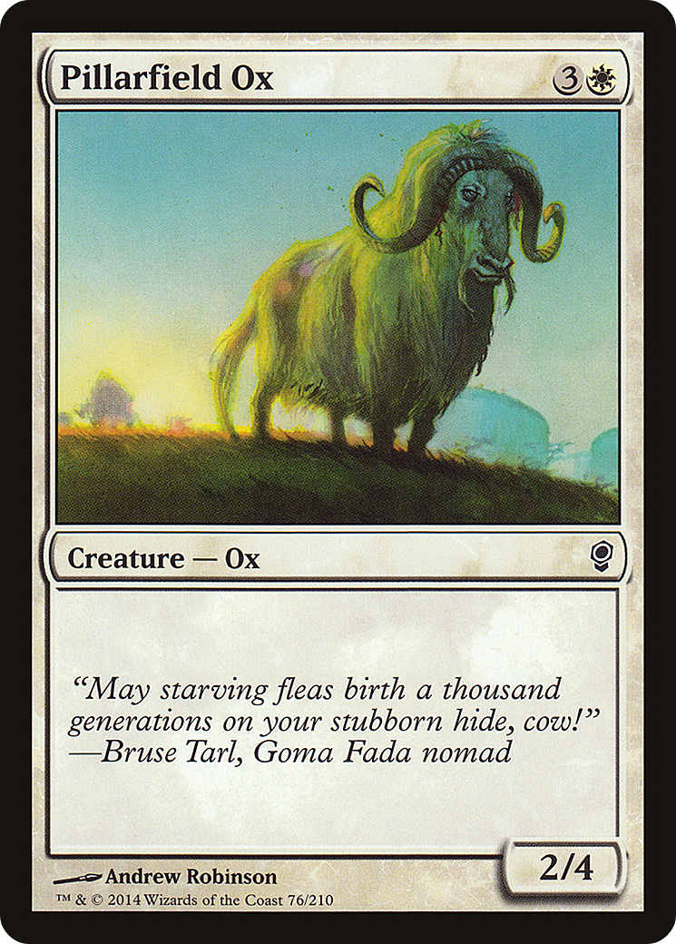 Pillarfield Ox Card Image