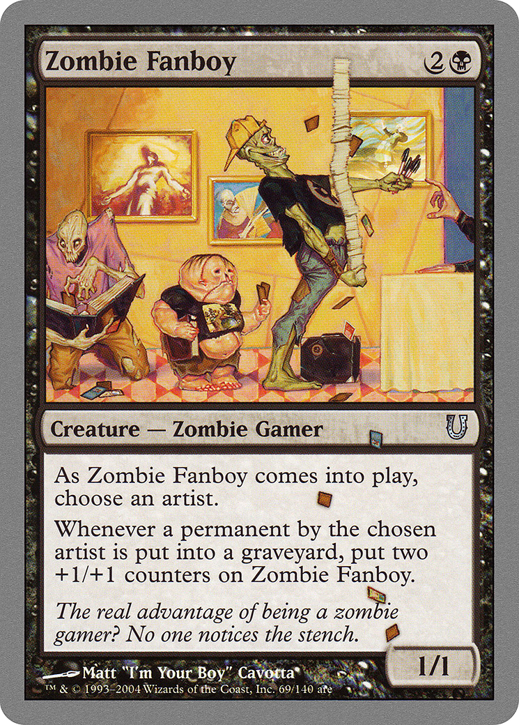 Zombie Fanboy Card Image