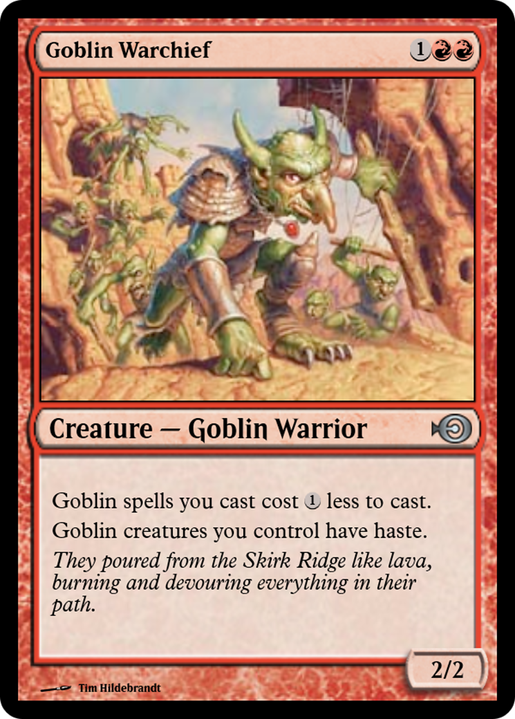 Goblin Warchief Card Image