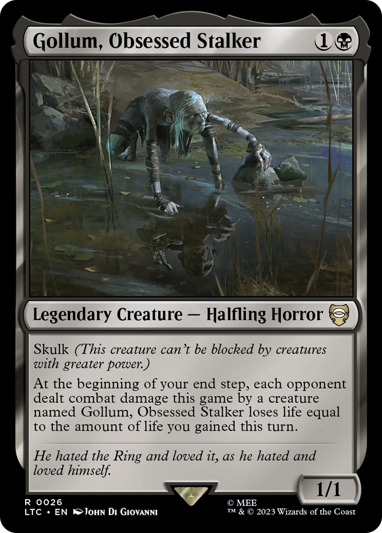 Gollum, Obsessed Stalker Card Image