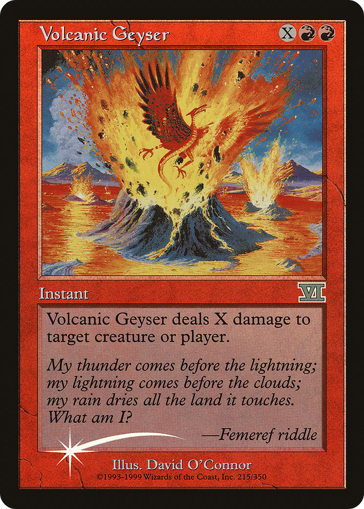 Volcanic Geyser Card Image