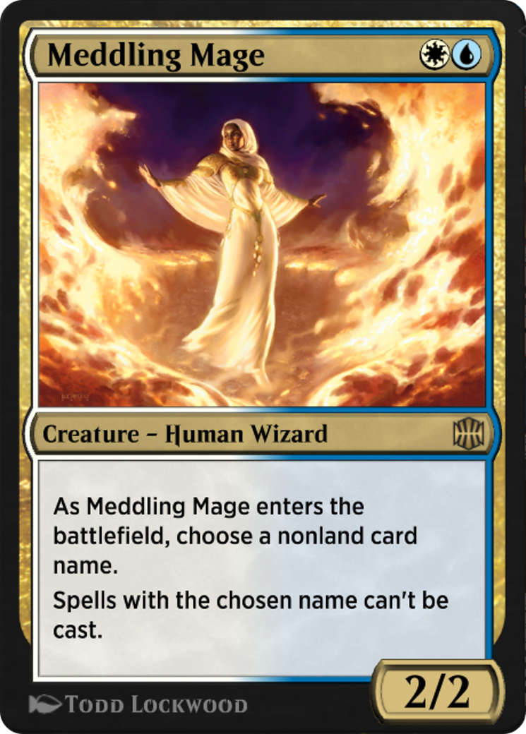 Meddling Mage Card Image