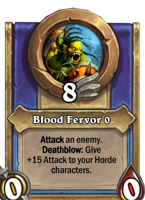 Blood Fervor {0} Card Image