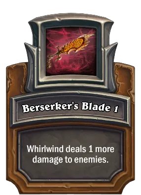 Berserker's Blade 1 Card Image