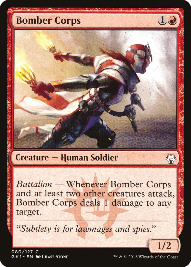 Bomber Corps Card Image