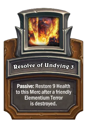 Resolve of Undying 3 Card Image