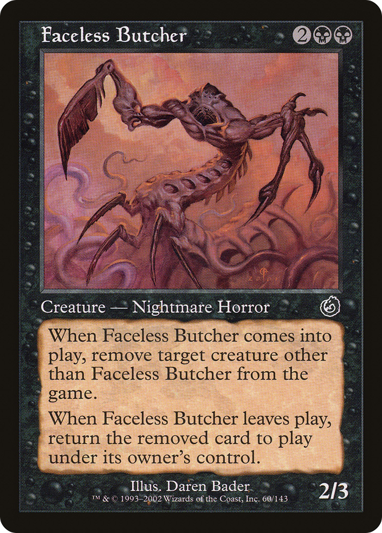 Faceless Butcher Card Image