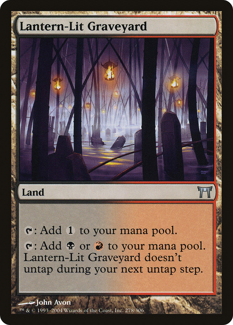 Lantern-Lit Graveyard Card Image