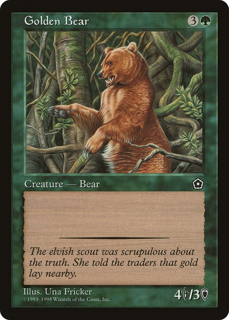 Golden Bear Card Image