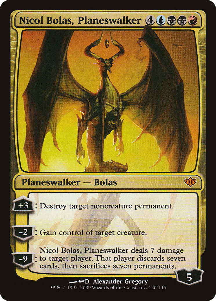 Nicol Bolas, Planeswalker Card Image