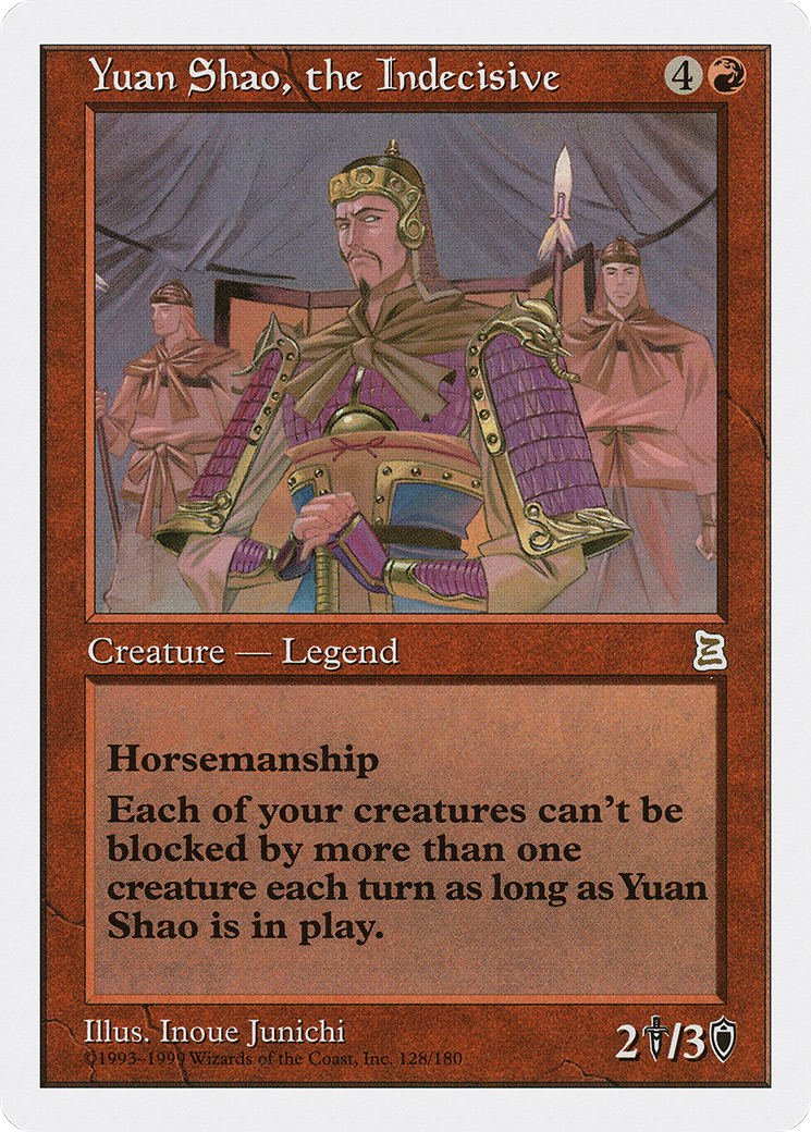 Yuan Shao, the Indecisive Card Image