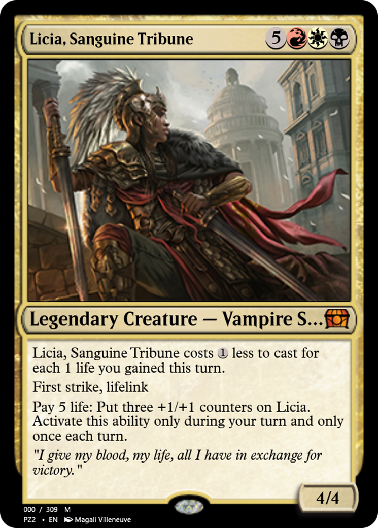 Licia, Sanguine Tribune Card Image