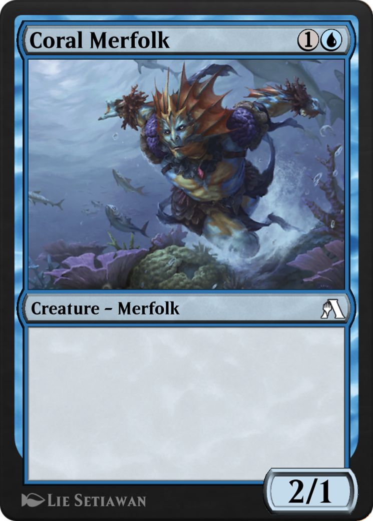 Coral Merfolk Card Image