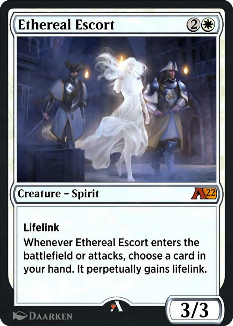 Ethereal Escort Card Image