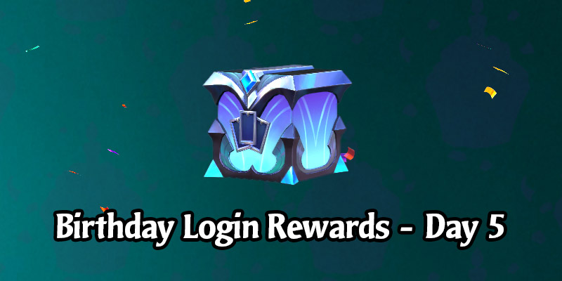 Today's Legends of Runeterra Anniversary Celebration Login Gift is a Rare Prismatic Chest