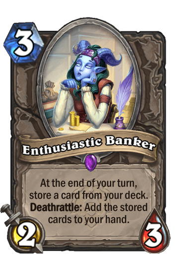 Enthusiastic Banker Card Image