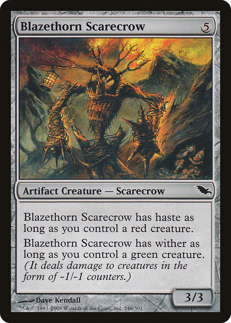 Blazethorn Scarecrow Card Image