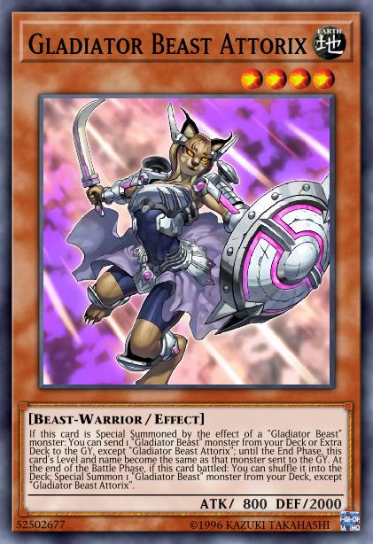 Gladiator Beast Attorix Card Image