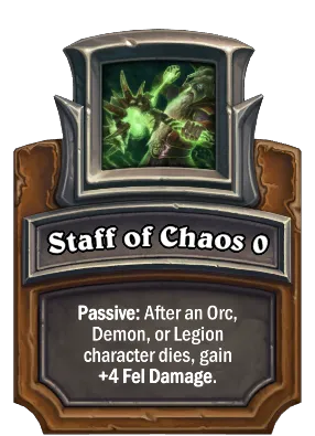 Staff of Chaos {0} Card Image