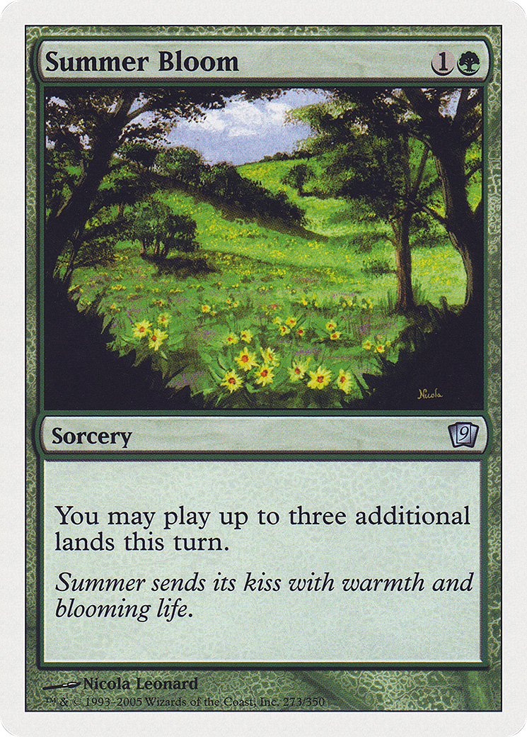 Summer Bloom Card Image