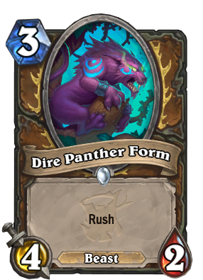 Dire Panther Form Card Image